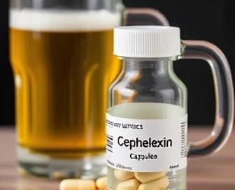 Cephalexin and alcohol interaction