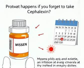 Cephalexin missed dose consequences