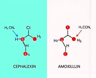 Comparison of Cephalexin and Amoxicillin Antibiotics