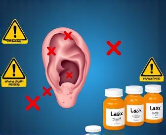 Illustration representing inner ear structure affected by lasix ototoxicity