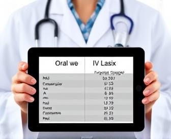 Oral to IV Lasix conversion chart