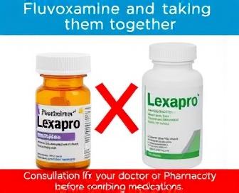 Can I take my Fluvoxamine with my Lexapro?