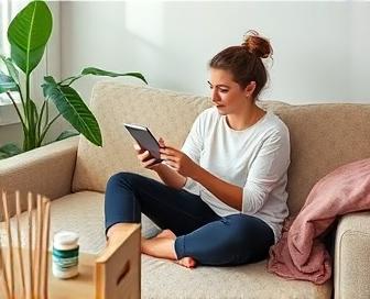 Lexapro pills with a magnifying glass over OCD symptoms