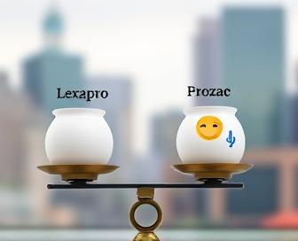 Comparison of Lexapro vs Prozac antidepressant medications