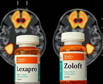 Comparison chart of Lexapro and Zoloft