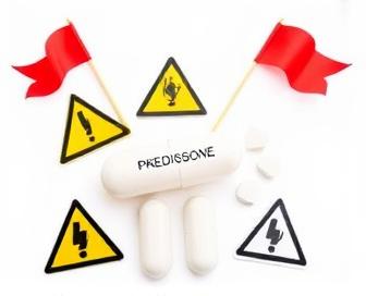 Prednisone medication in pill form