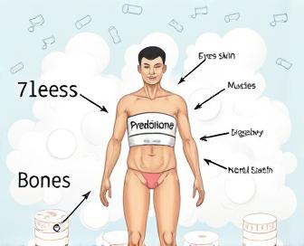 A person in a doctor's office looking concerned while being examined by a physician. This image represents the importance of understanding potential long-term side effects from prednisone use.