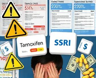 Tamoxifen and SSRIs combination