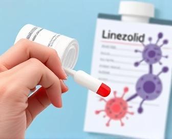 Linezolid (Zyvox) Antibiotic Structure Diagram